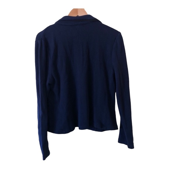 CAbi Breakthrough Sweater Blazer Women's Size XL Blue - Picture 7 of 8